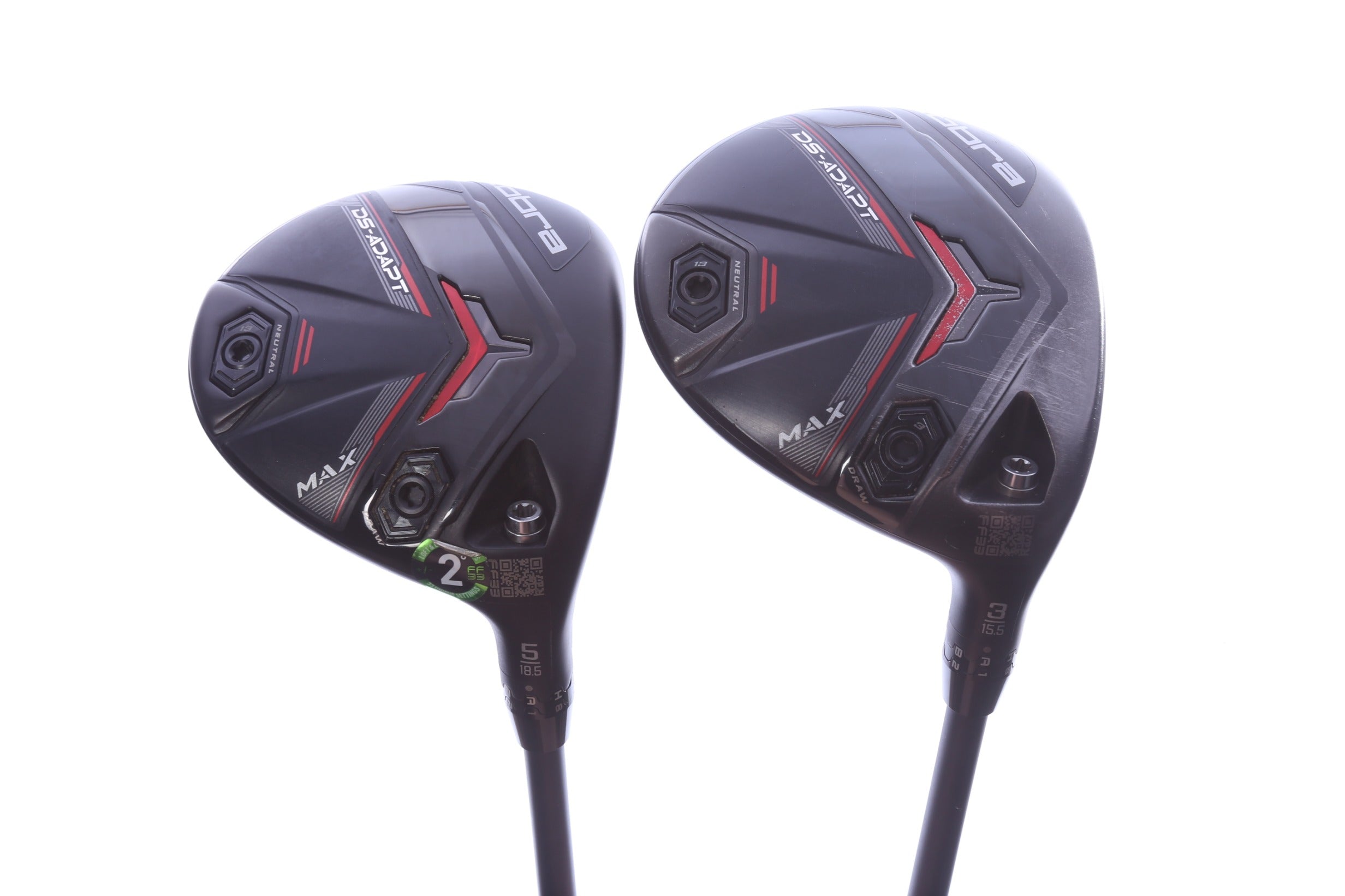 Used Cobra DS-ADAPT MAX Wood Set - Right-Handed - 3W, 5W - Seniors Flex-Next Round