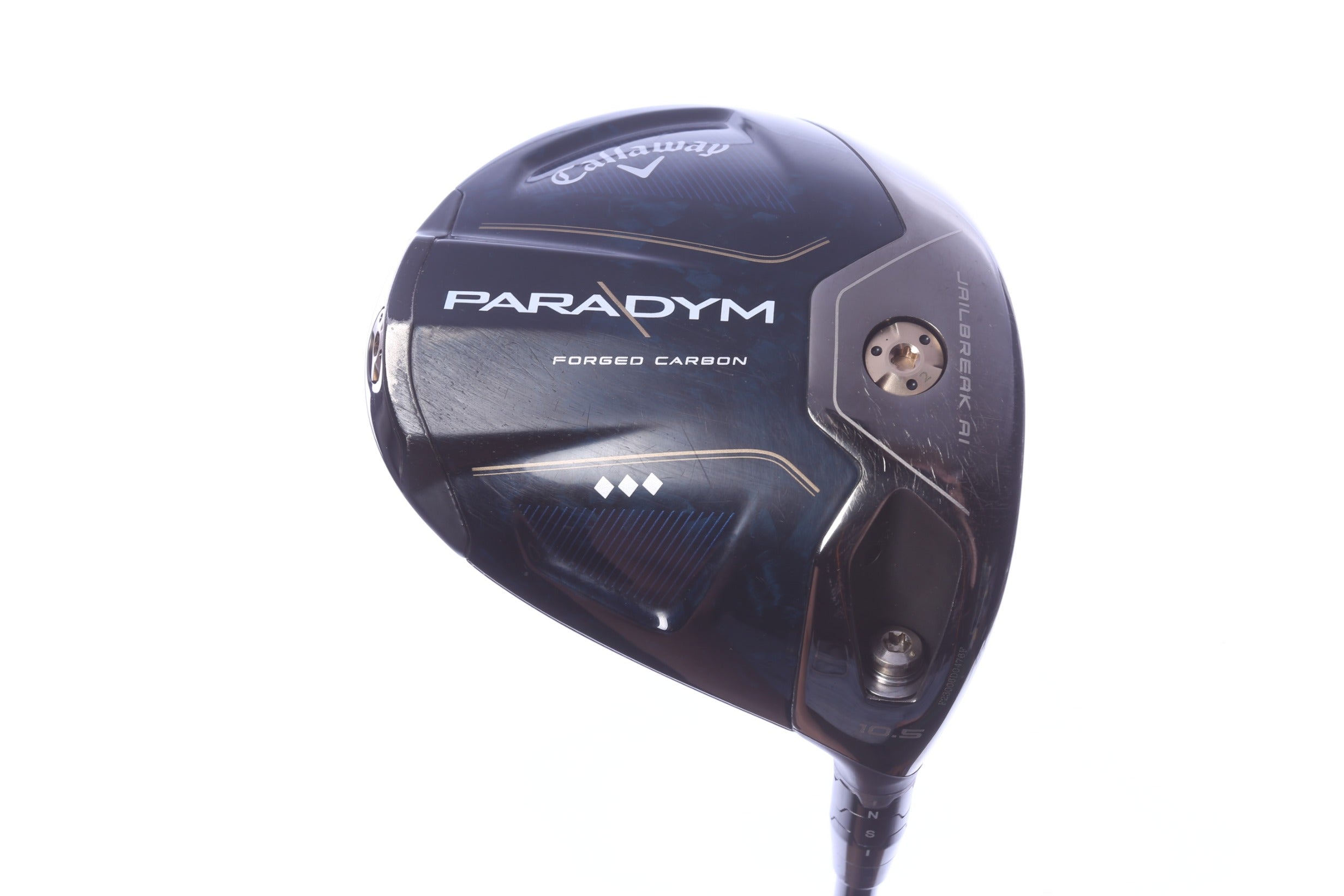Used Callaway Paradym Triple Diamond Driver - 10.5 Degrees - Extra Stiff Flex Mitsubishi Kal'li White - Right-Handed