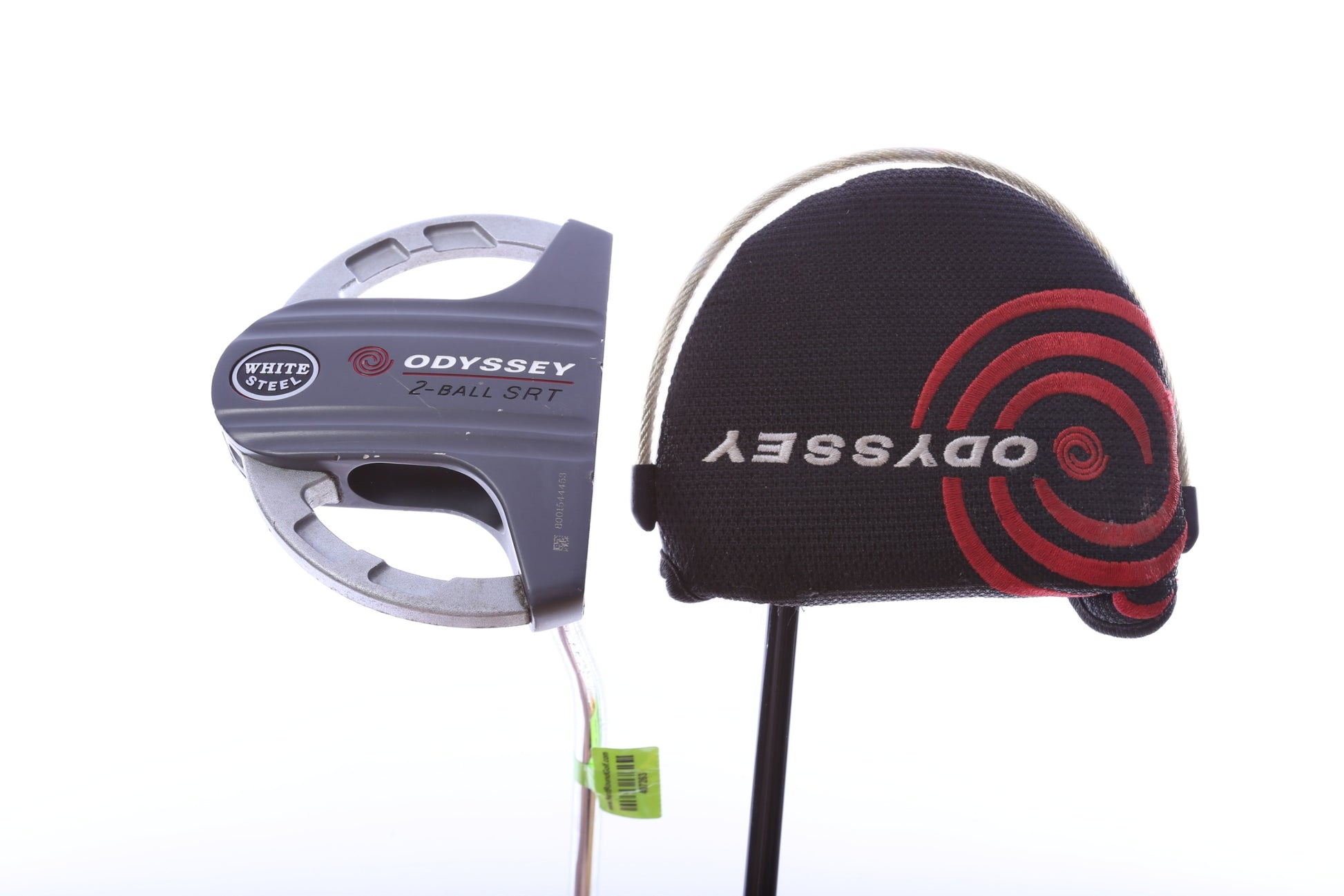 Used Odyssey White Steel 2-Ball Center Shaft Putter - Right-Handed - 34 in - Mallet-Next Round