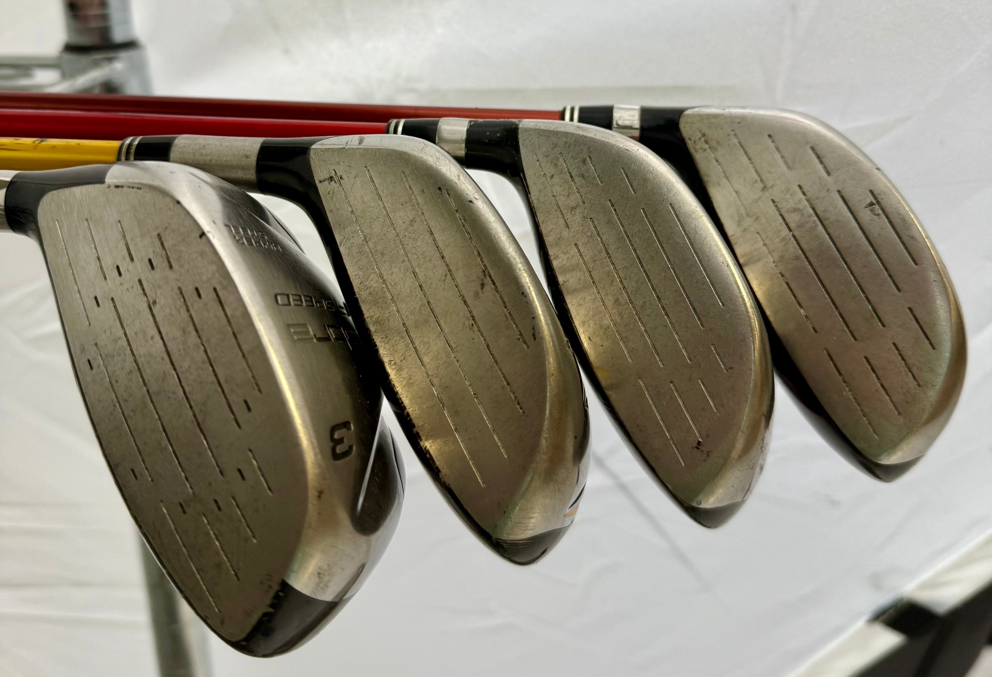 Wholesale Lot of 30 Golf Clubs - Adams Hybrids & Cobra Woods-Next Round