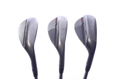 Used Titleist Vokey SM8 Jet Black Wedge Set - Right-Handed - 50*, 54*, 60* - Wedge Flex