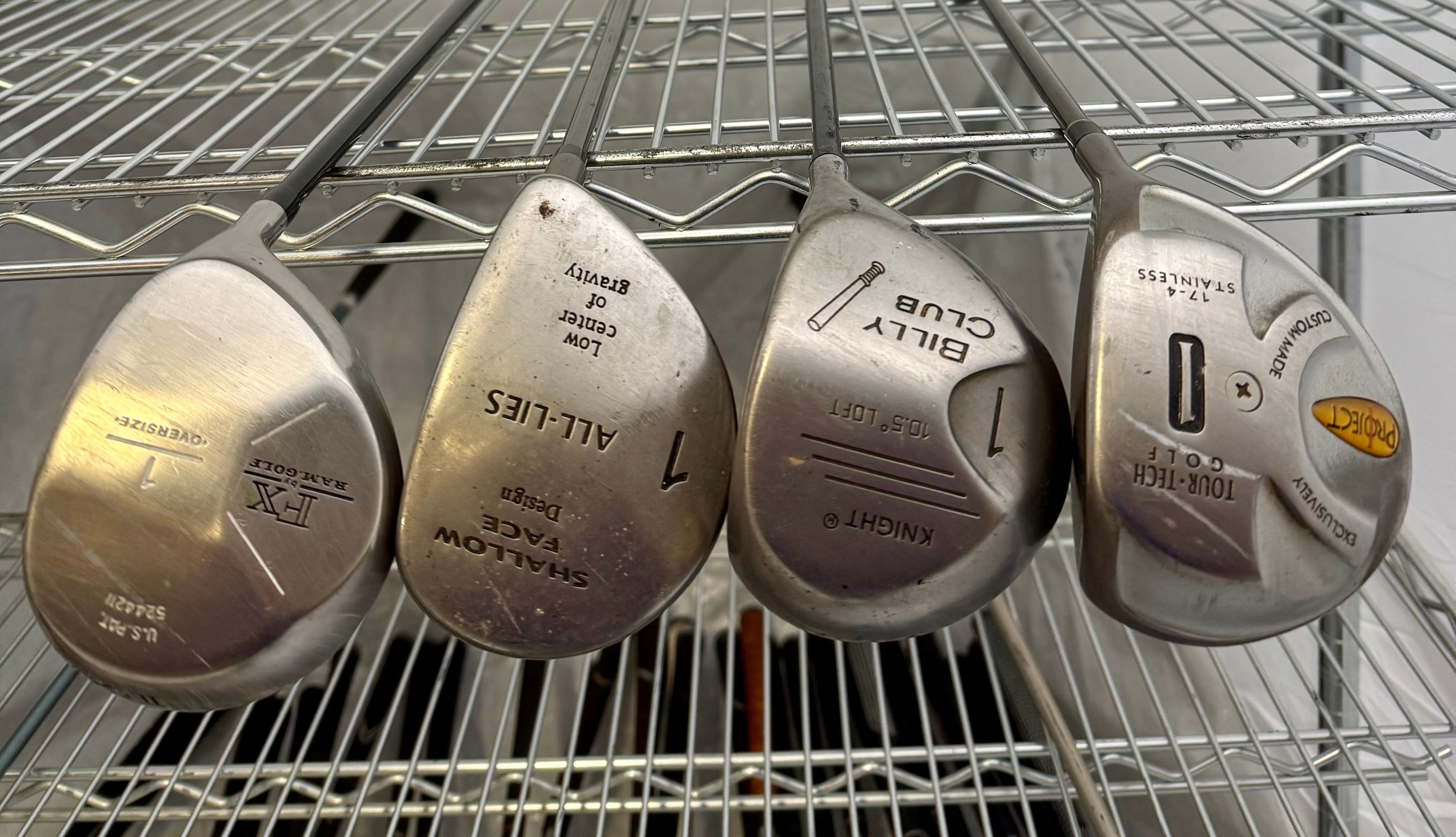 Wholesale Lot of 15 Golf Clubs - Assorted Drivers-Next Round