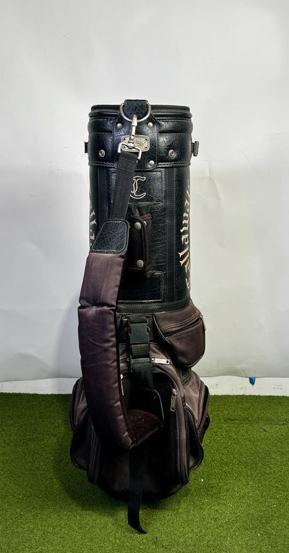 Vintage Black Callaway Cart Bag - 8 Pockets 6 Dividers-Next Round