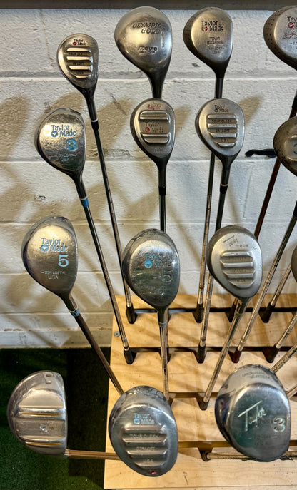 Wholesale Lot of 40 Golf Clubs - Assorted Fairway Woods-Next Round