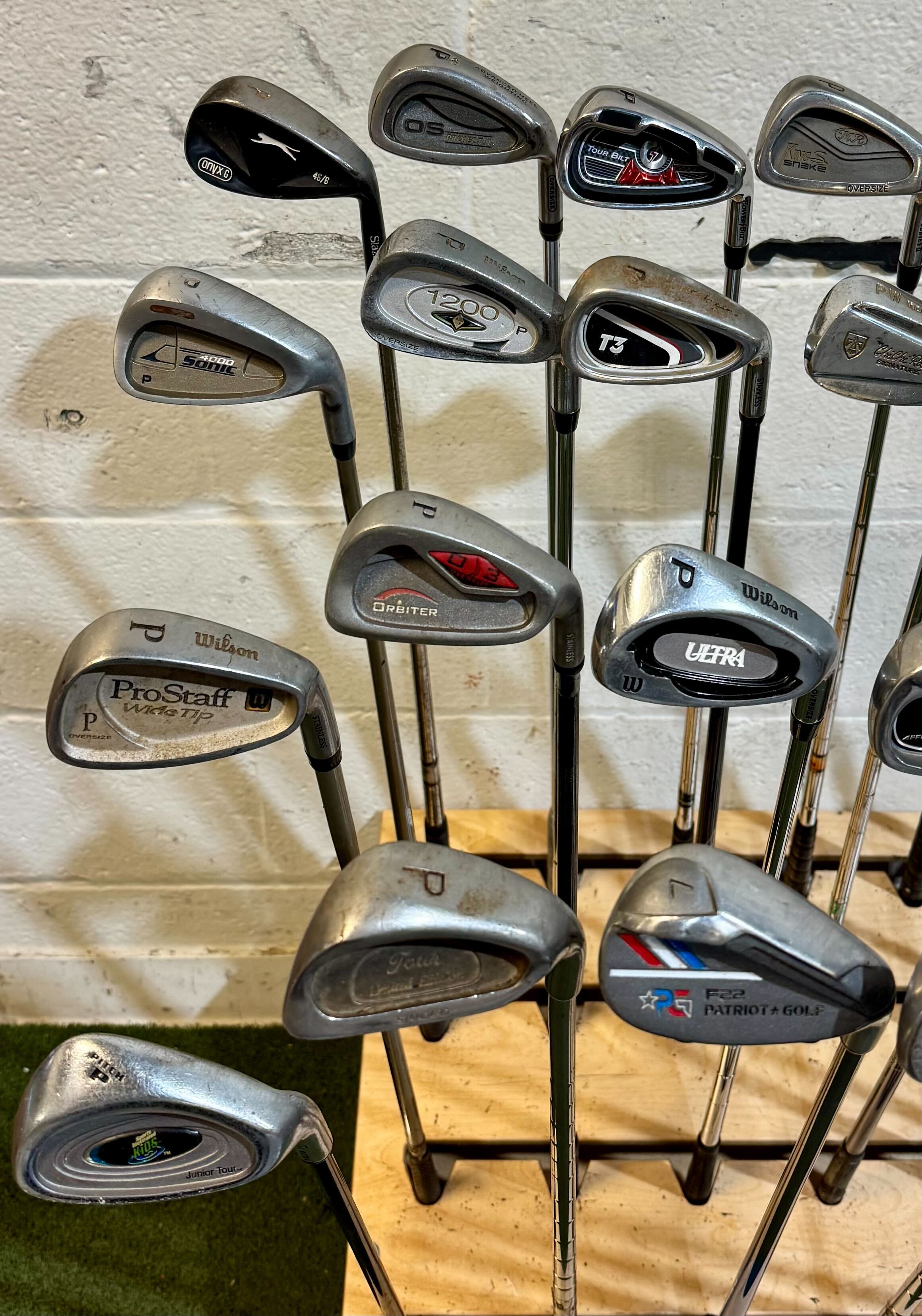 Wholesale Lot of 45 Golf Clubs - Assorted Wedges - RH/LH - Various Flexes-Next Round