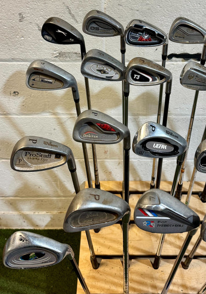 Wholesale Lot of 45 Golf Clubs - Assorted Wedges - RH/LH - Various Flexes-Next Round