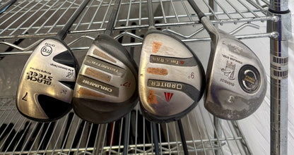 Wholesale Lot of 30 Golf Clubs - Assorted Fairway Woods & Hybrids-Next Round