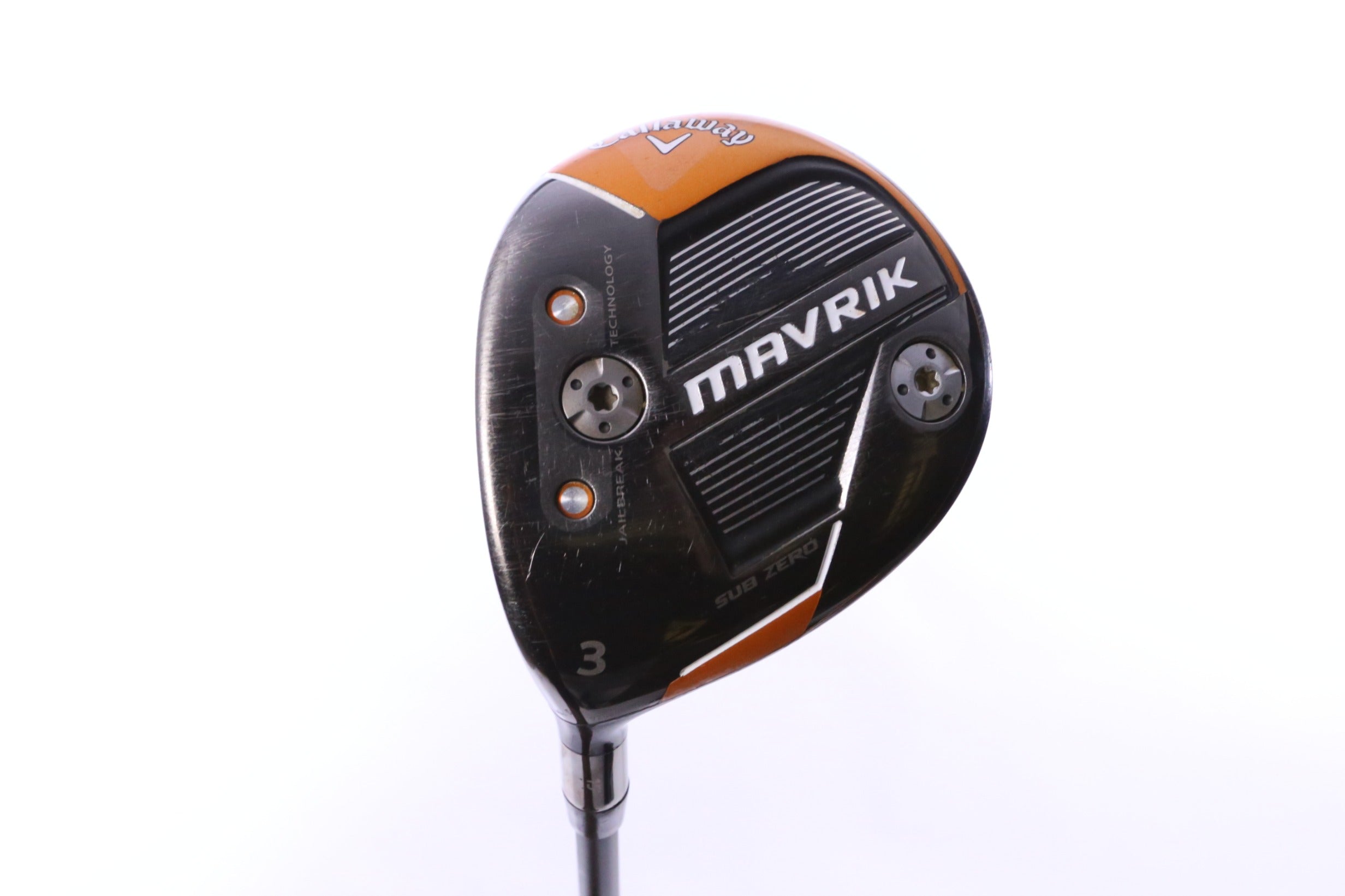 Used Callaway Mavrik Sub Zero 3-Wood - Left-Handed - 15 Degrees - Extra Stiff Flex