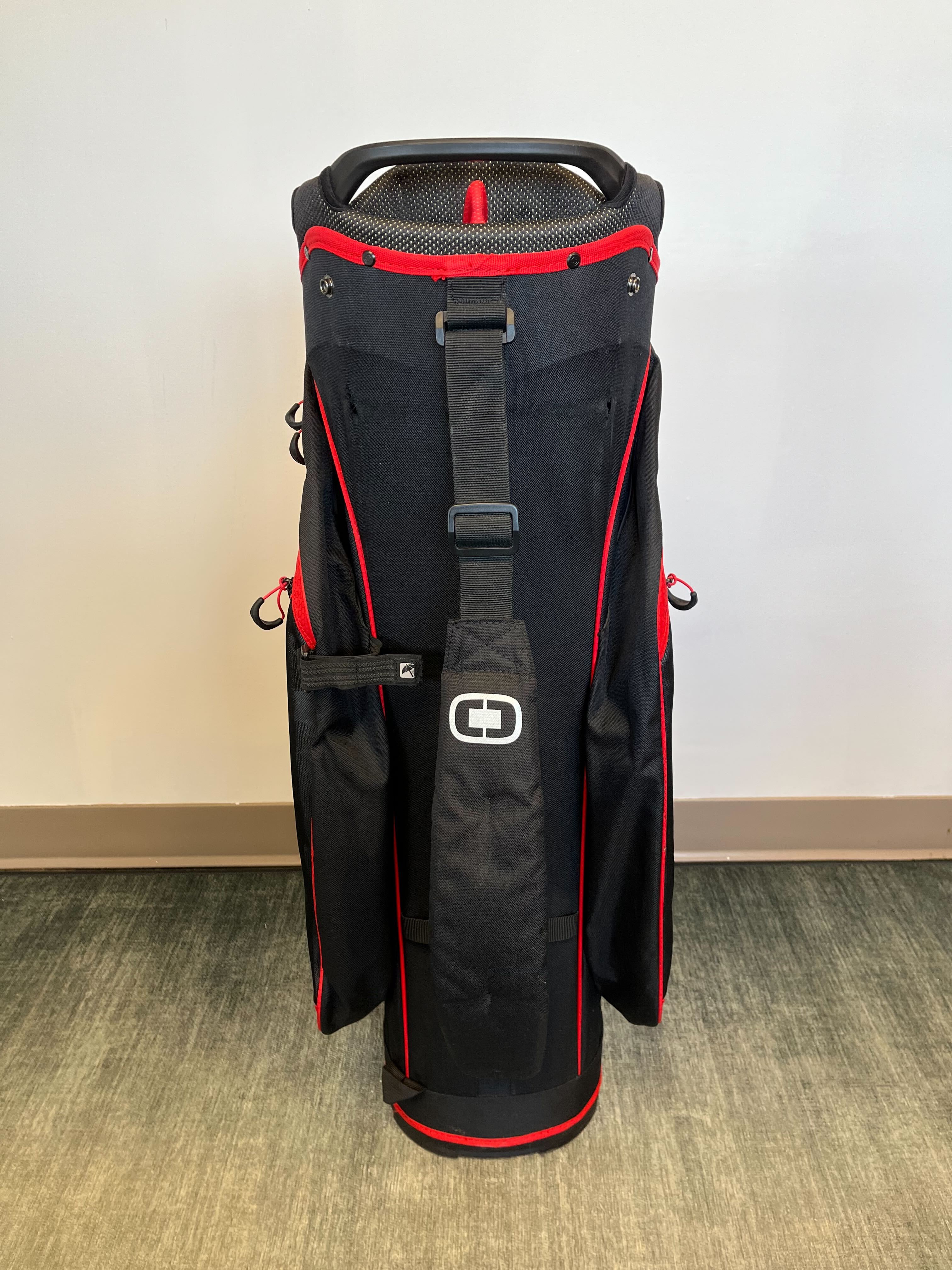 Ogio Cirrus Cart Bag Red 14 Dividers-Next Round