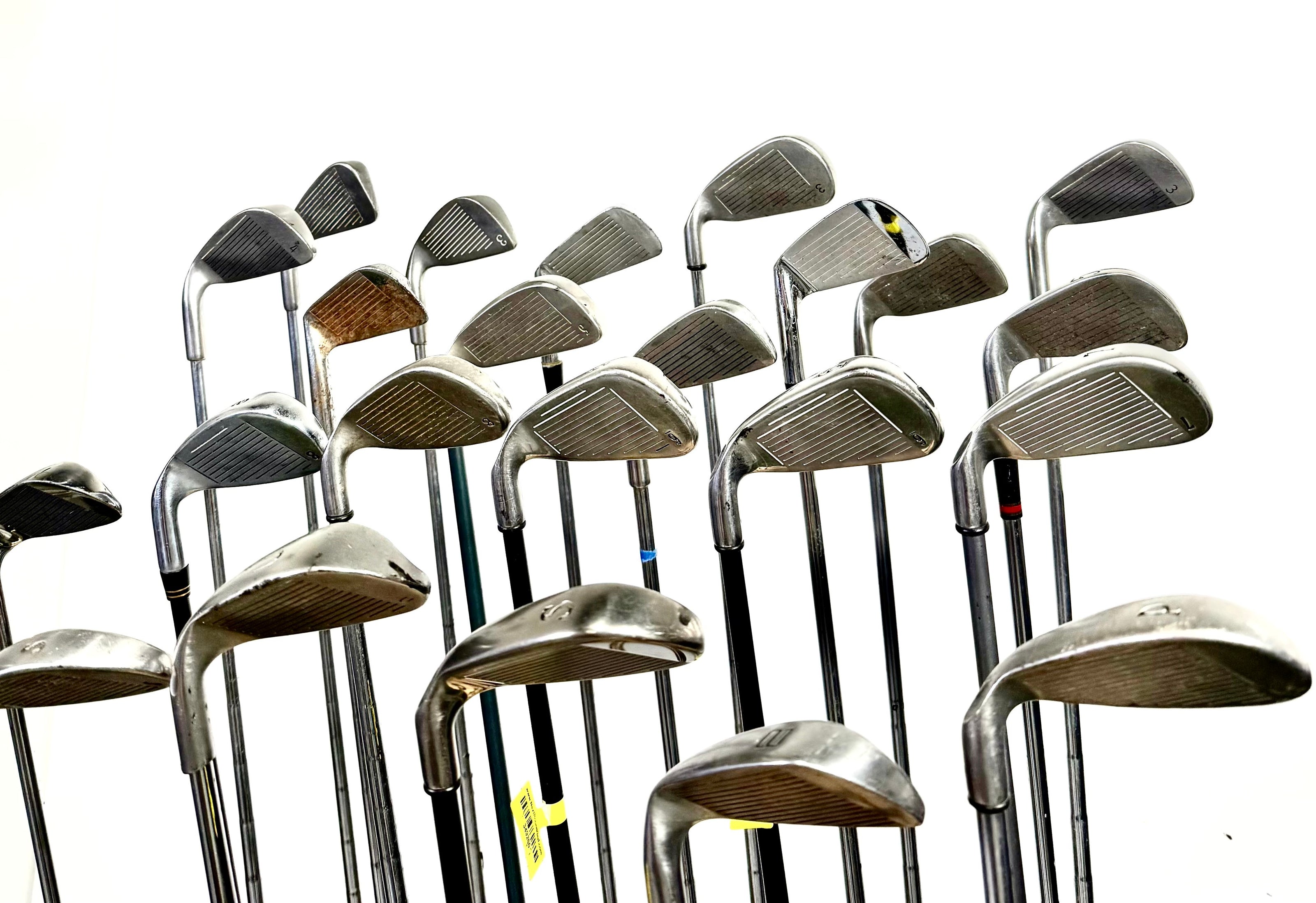 Wholesale Lot of 24 Golf Clubs - Right Handed - Assorted Irons and Wedges-Next Round