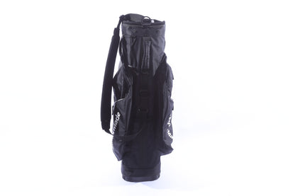 Used TaylorMade All Other Models Black/White Cart Bag - 14-Way - 8 Pockets - Rain Cover Not Included-Next Round