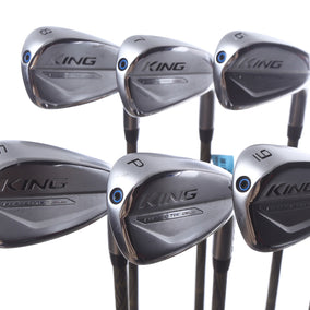 Used Cobra King Forged TEC One Length 2020 Iron Set - Right-Handed - 6-PW, GW - Stiff Flex-Next Round