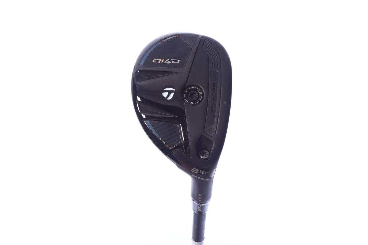 Used TaylorMade Qi4D Rescue 3H Hybrid - Right-Handed - 19 Degrees - Stiff Flex
