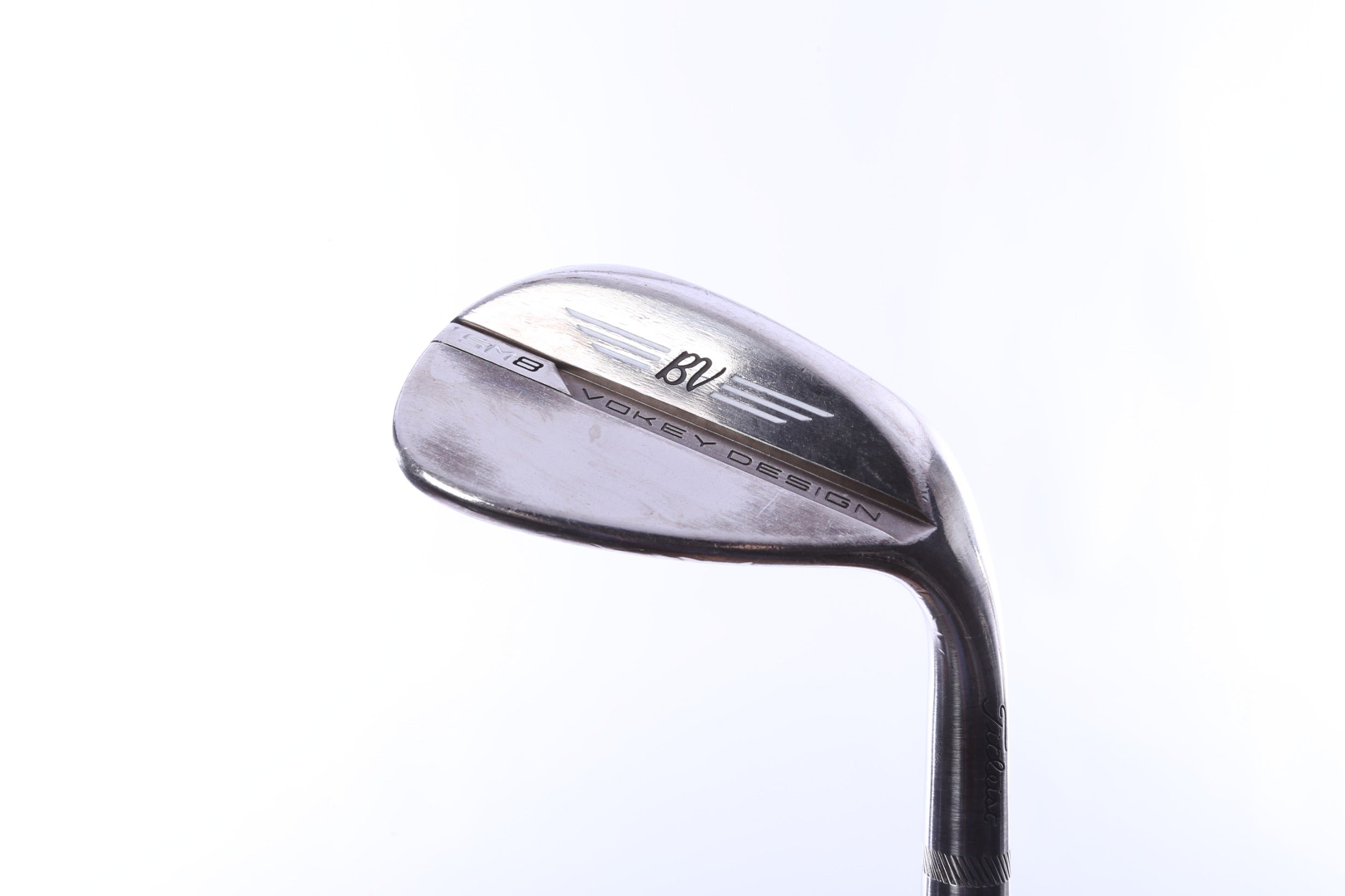 Used Titleist Vokey SM8 Brushed Steel Sand Wedge - Right-Handed - 54 Degrees - Extra Stiff Flex-Next Round