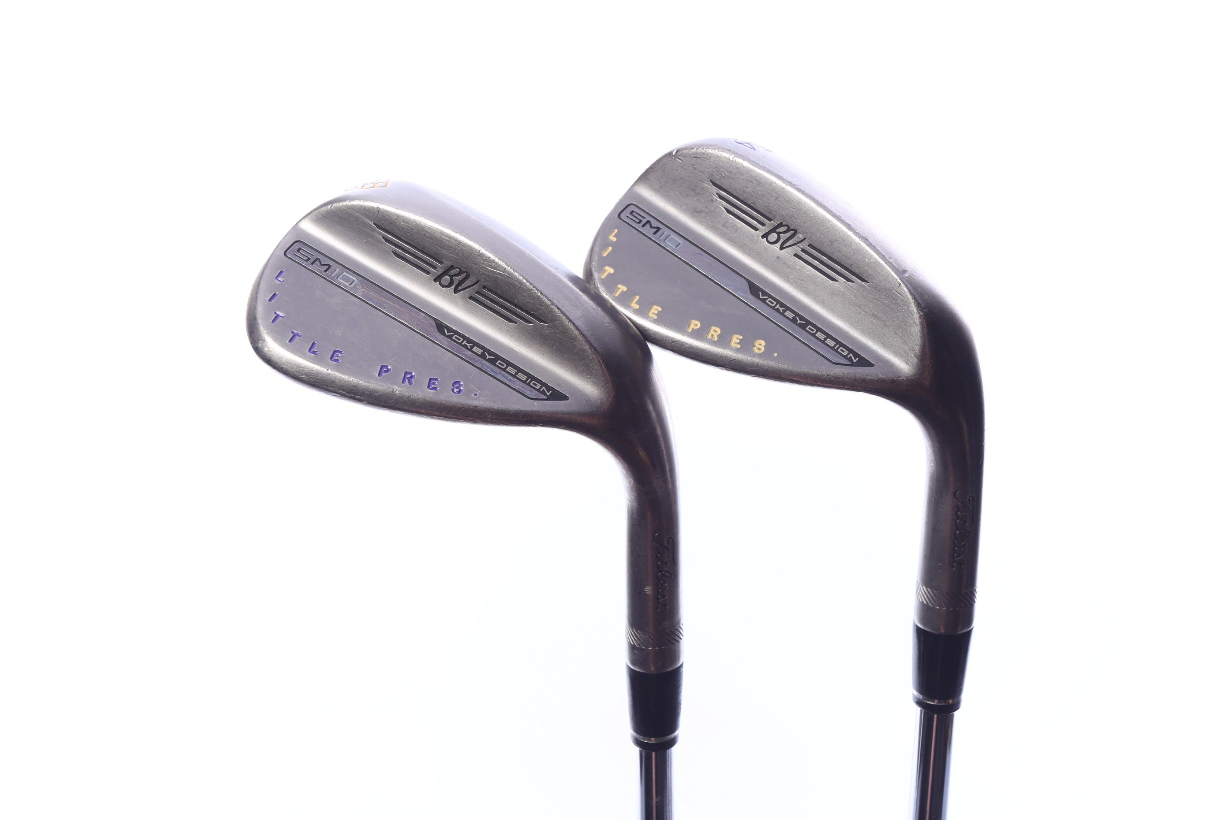 Used Titleist Vokey SM10 Nickel Wedge Set - Right-Handed - 54*, 58* - Stiff Flex