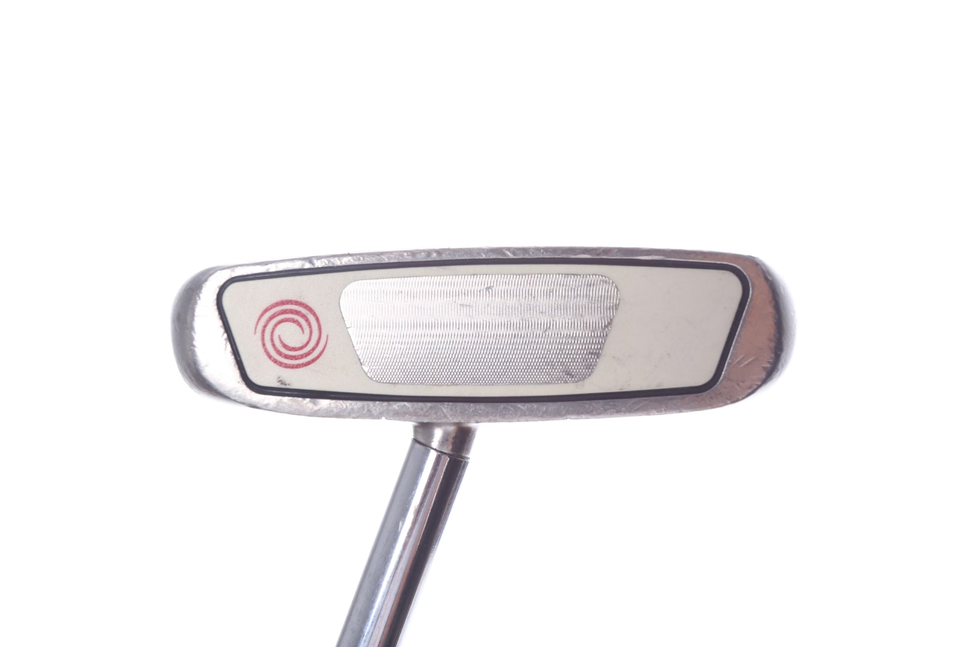Used Odyssey White Steel 2-Ball Center Shaft Putter - Right-Handed - 35 in - Mallet-Next Round