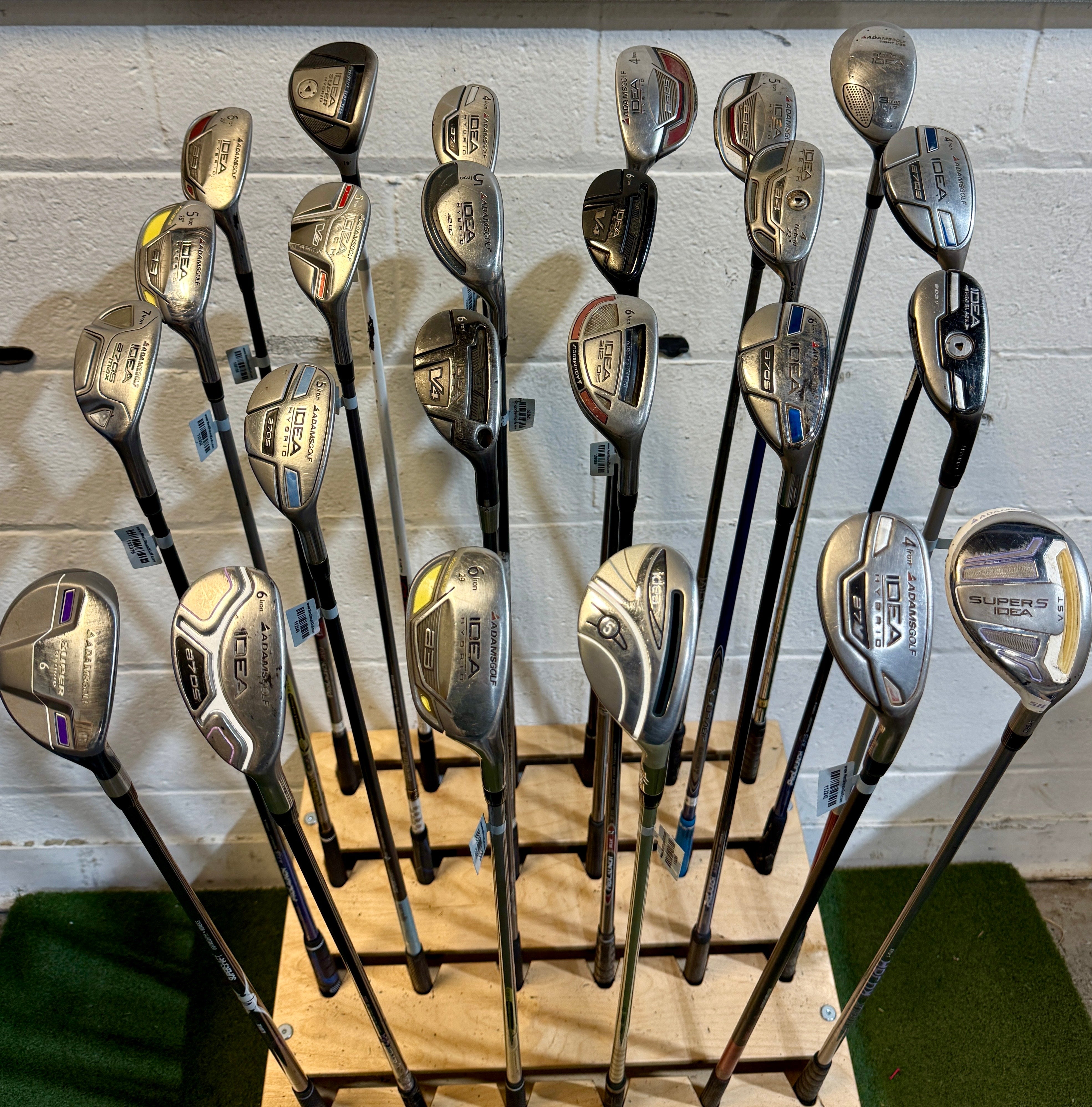 Wholesale Lot of 45 Golf Clubs - Adams Hybrids-Next Round