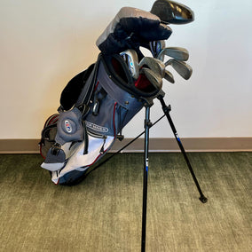 Us Kids Golf TS3 v5 1W, 3W, 3HY, 4H, 5-SW Kids Set RH 60G w/ matching TS3 Bag-Next Round