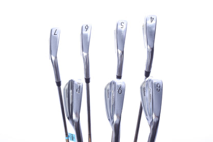 Used Titleist 2021 T100 Iron Set - Right-Handed - 4-PW - Stiff Flex