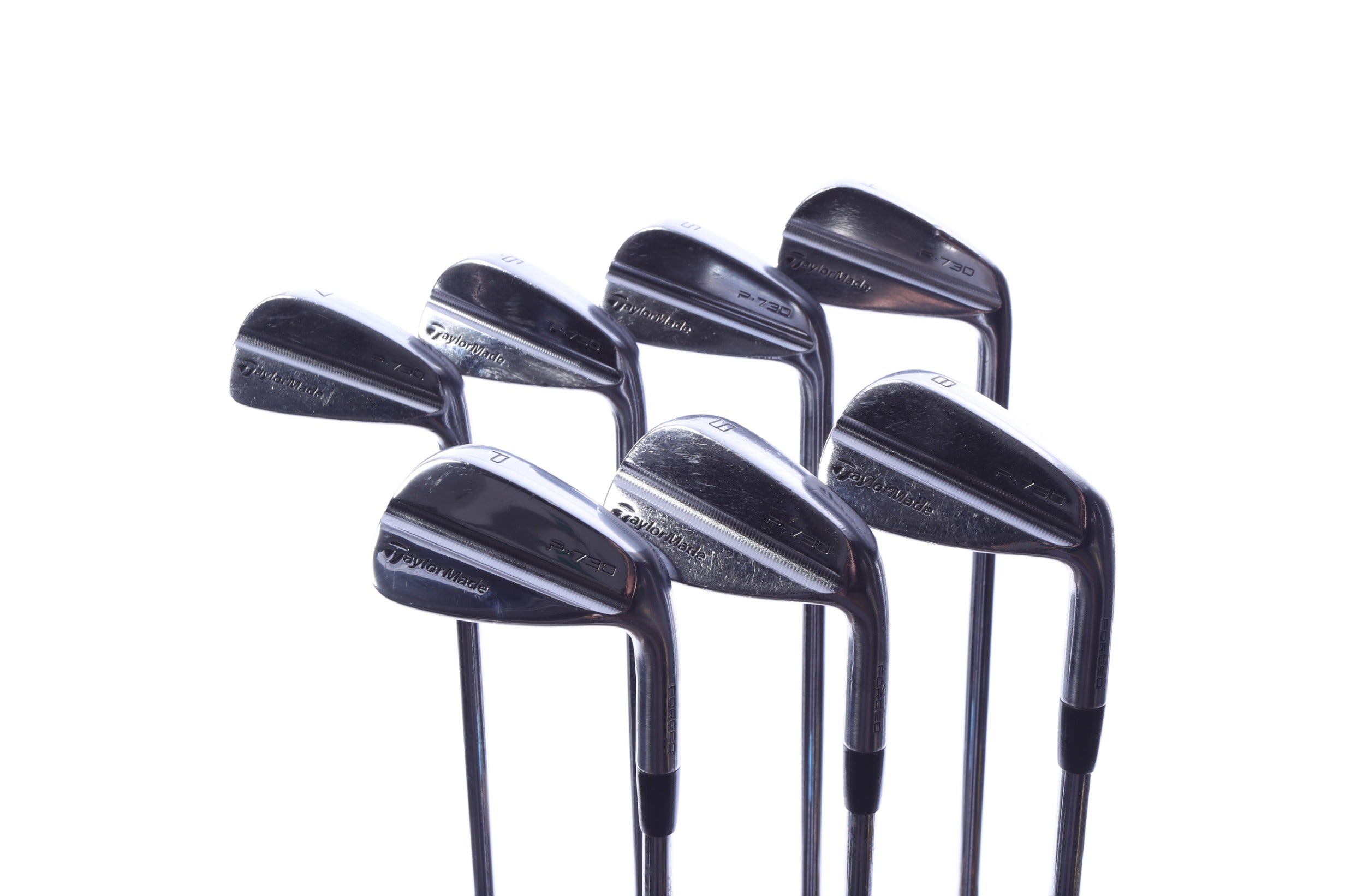 Used TaylorMade P-730 Iron Set - Right-Handed - 4-PW - Stiff Plus Flex-Next Round