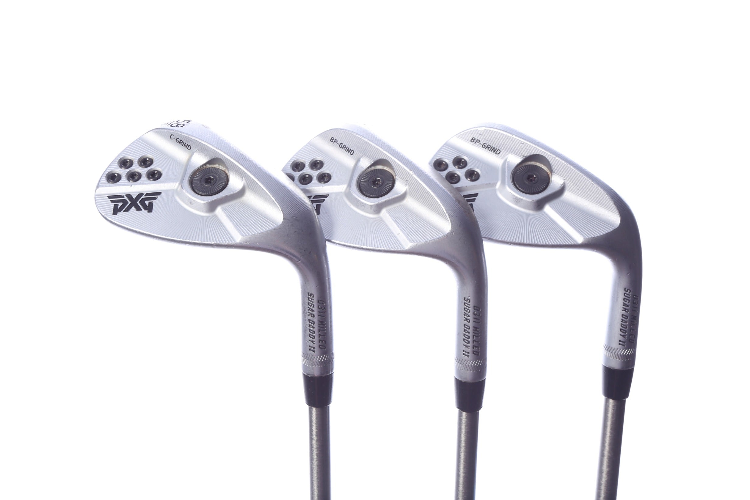 Used PXG 0311 Sugar Daddy II Wedge Set - Right-Handed - 50*, 54*, 58* - Regular Flex-Next Round