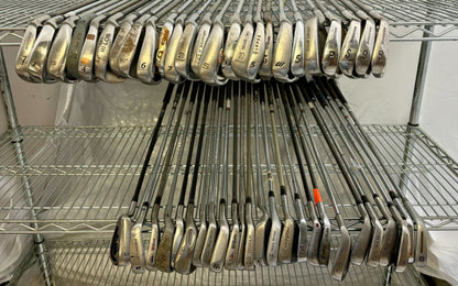 Wholesale Lot of 50 Golf Clubs - Assorted Irons and Wedges-Next Round
