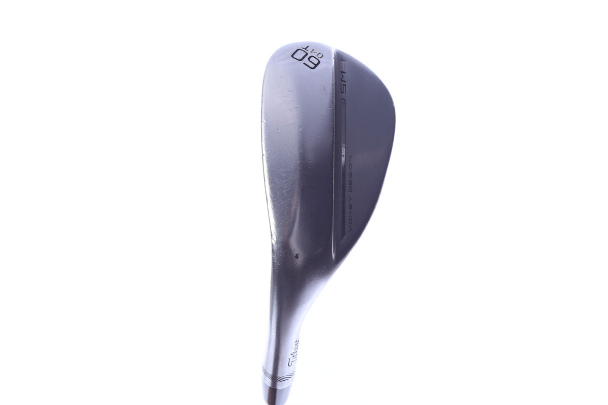 Used Titleist Vokey SM9 Tour Chrome Lob Wedge - Left-Handed - 60 Degrees - Wedge Flex-Next Round