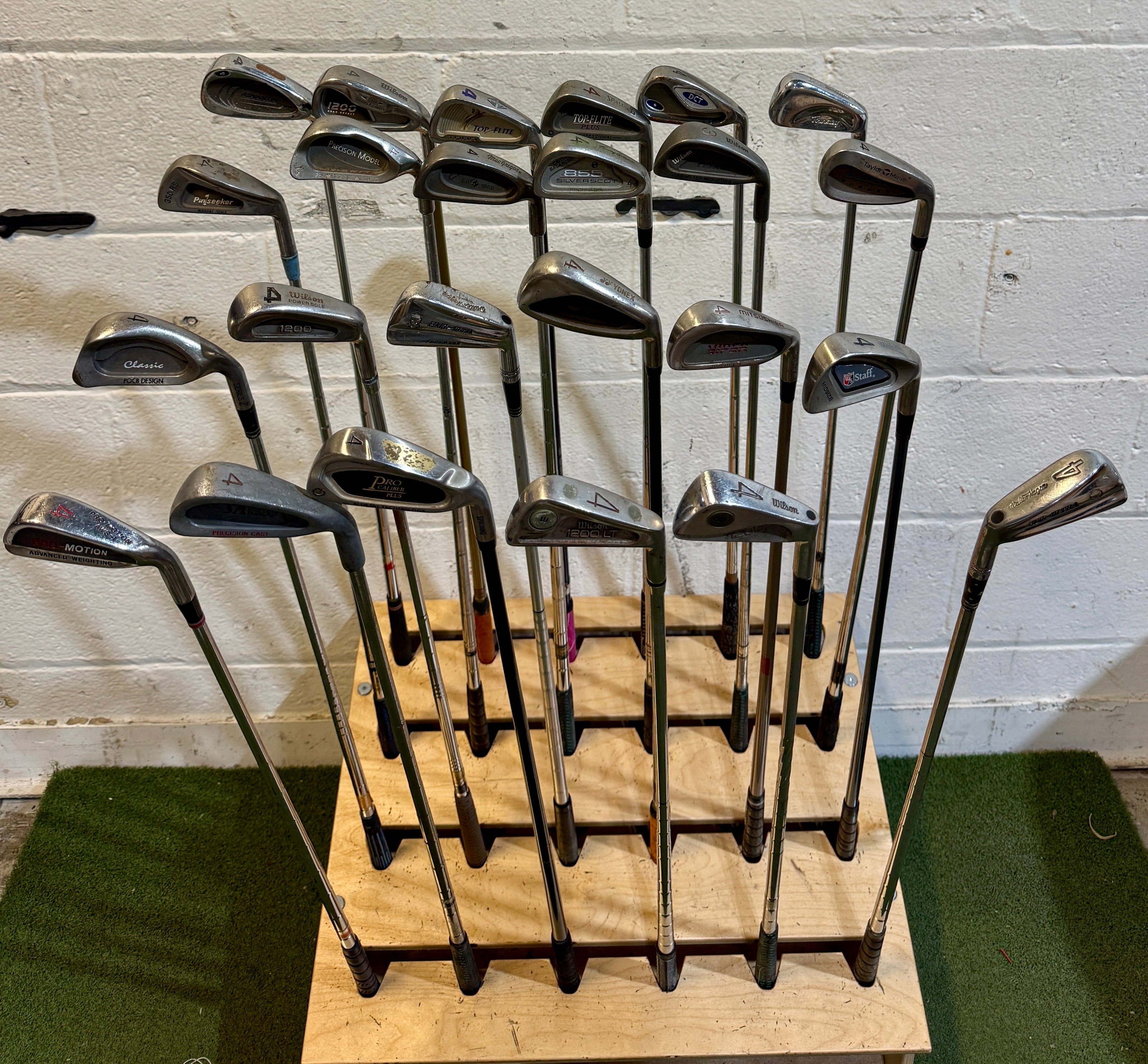 Wholesale Lot of 45 Golf Clubs - Assorted Single Irons-Next Round