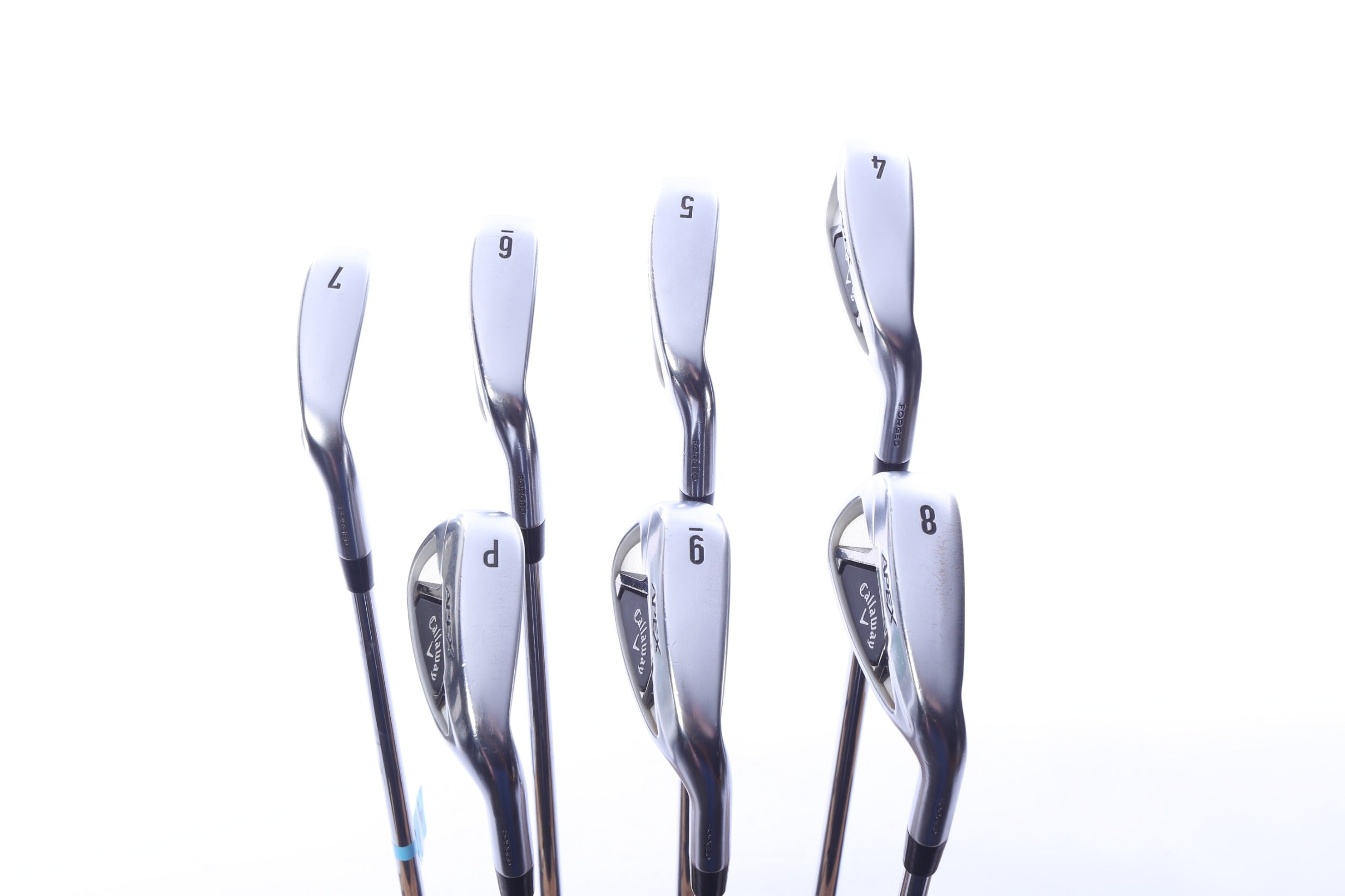 Used Callaway Apex DCB Iron Set - Right-Handed - 4-PW - Extra Stiff Flex