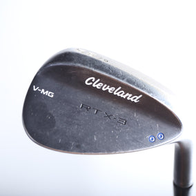 Used Cleveland RTX-3 Black Satin Lob Wedge - Right-Handed - 58 Degrees - Stiff Flex-Next Round