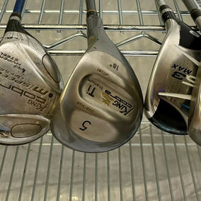 Wholesale Lot of 40 Golf Clubs - TaylorMade Woods and Cobra Baffler Woods-Next Round