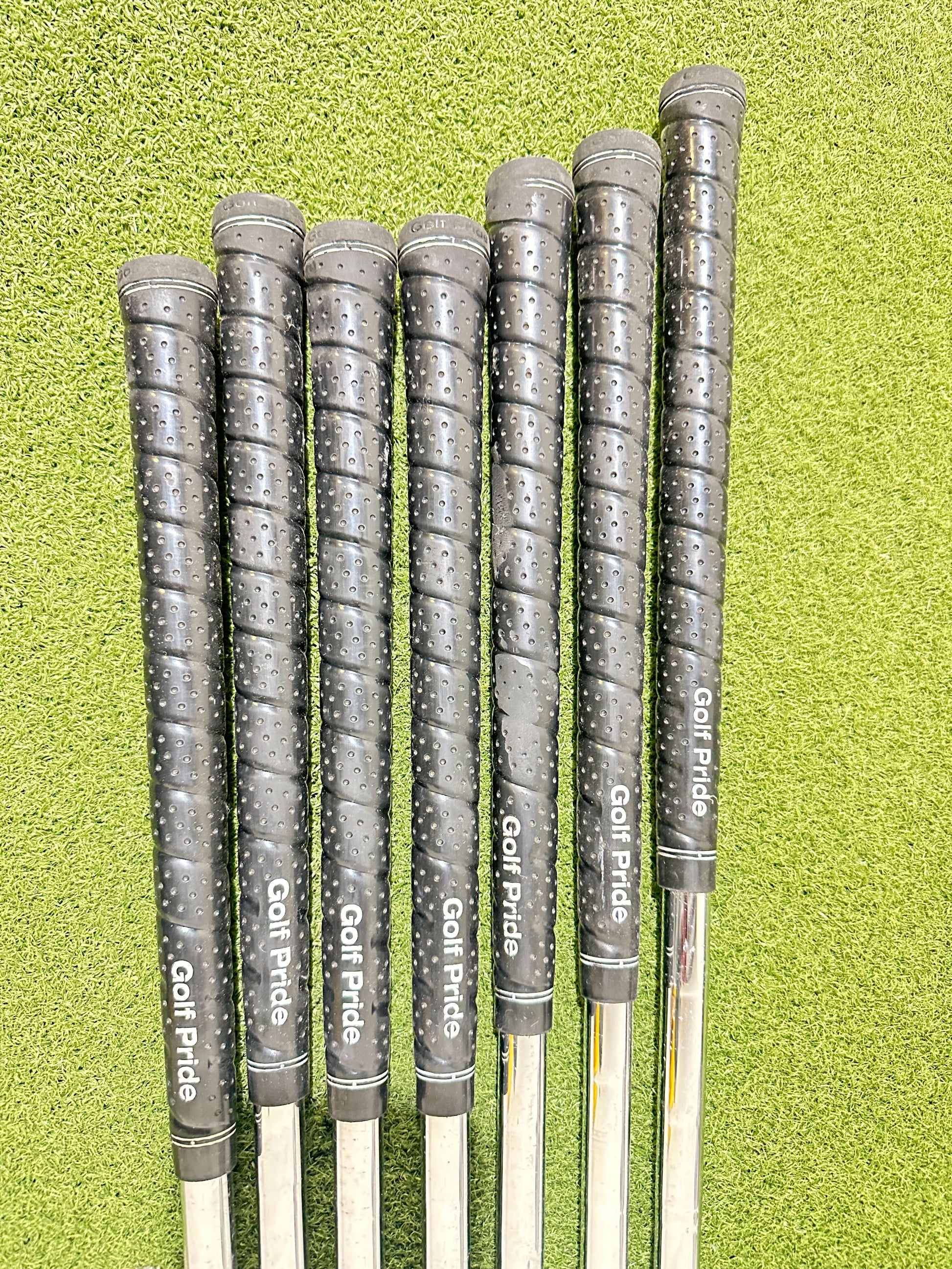 Lot of 7 Golf Shafts - Various Lengths, Flexes, and Brands-Next Round