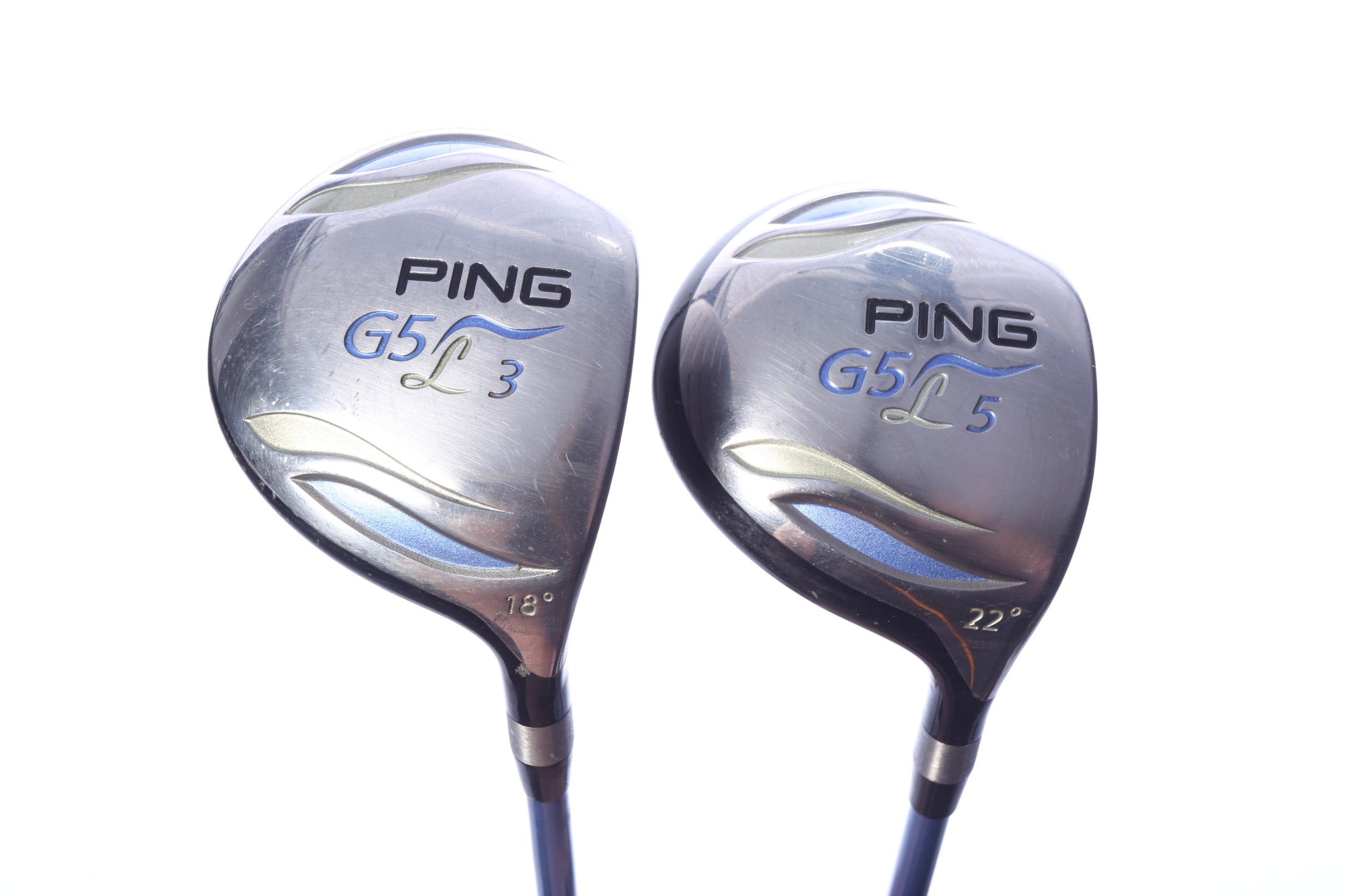 Used Ping G5 L Wood Set - Right-Handed - 3W, 5W - Ladies Flex