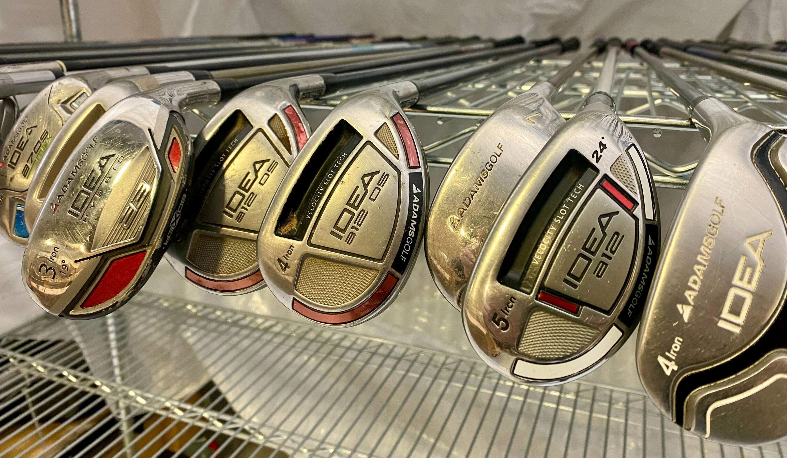Wholesale Lot of 50 Golf Clubs - Adams Assorted Hybrids-Next Round
