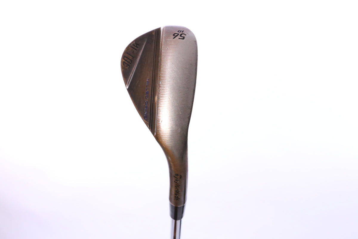 Used TaylorMade Milled Grind HI-TOE 3 Copper Sand Wedge - Right-Handed - 56 Degrees - Stiff Flex