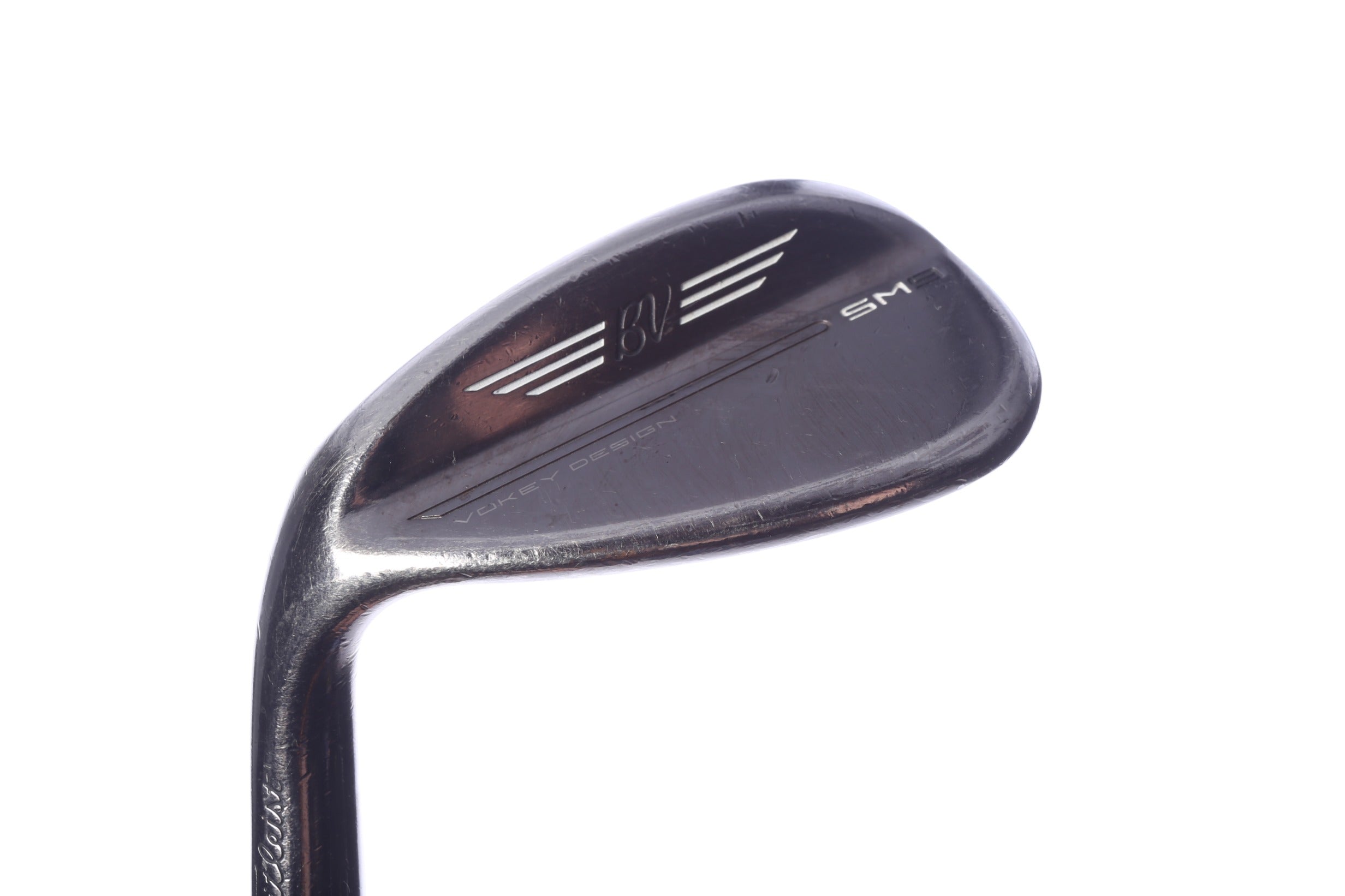 Used Titleist Vokey SM9 Brushed Steel Sand Wedge - Left-Handed - 54 Degrees - Stiff Flex
