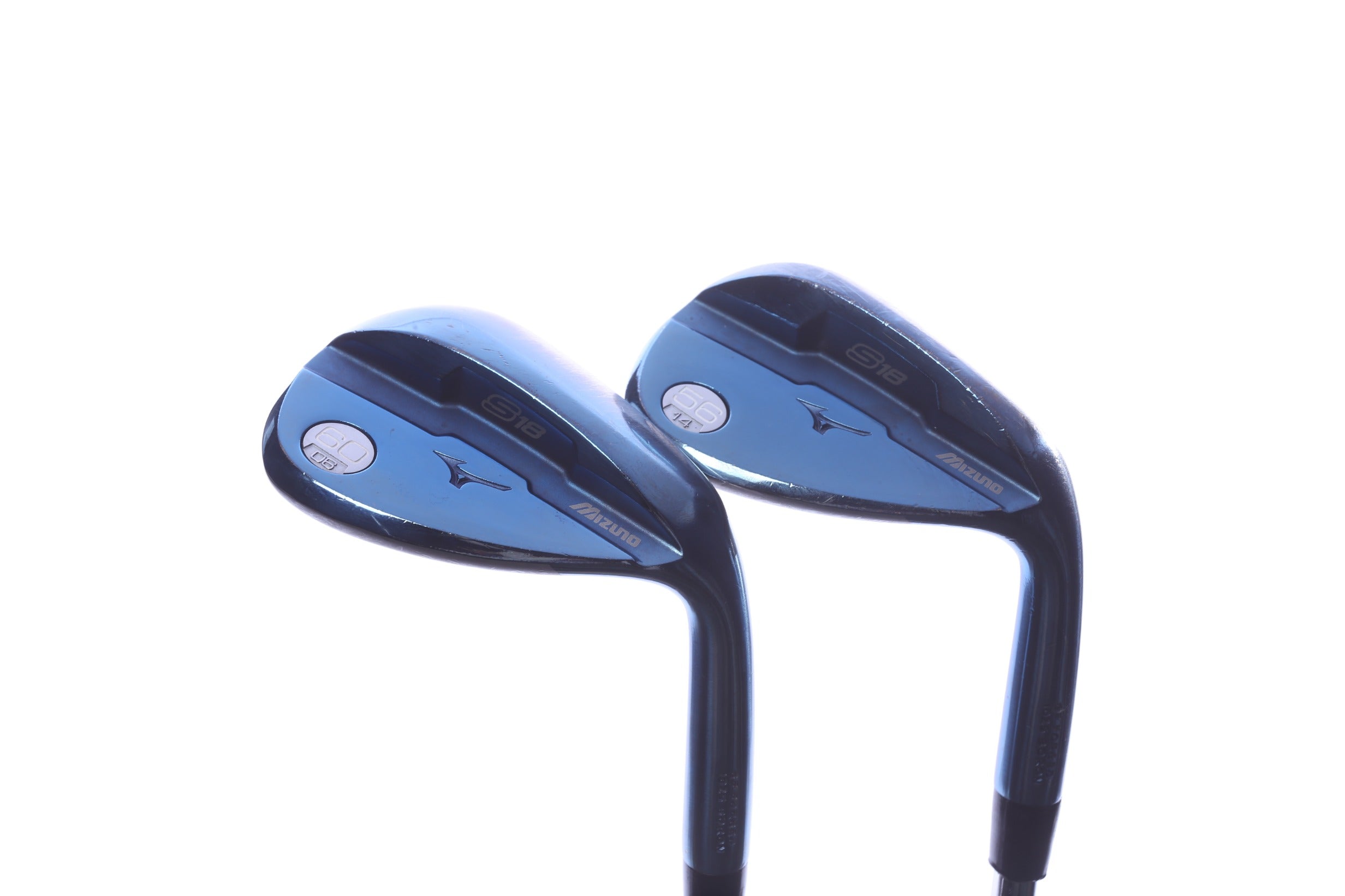 Used Mizuno S18 Blue Ion Wedge Set - Right-Handed - 56*, 60* - Wedge Flex