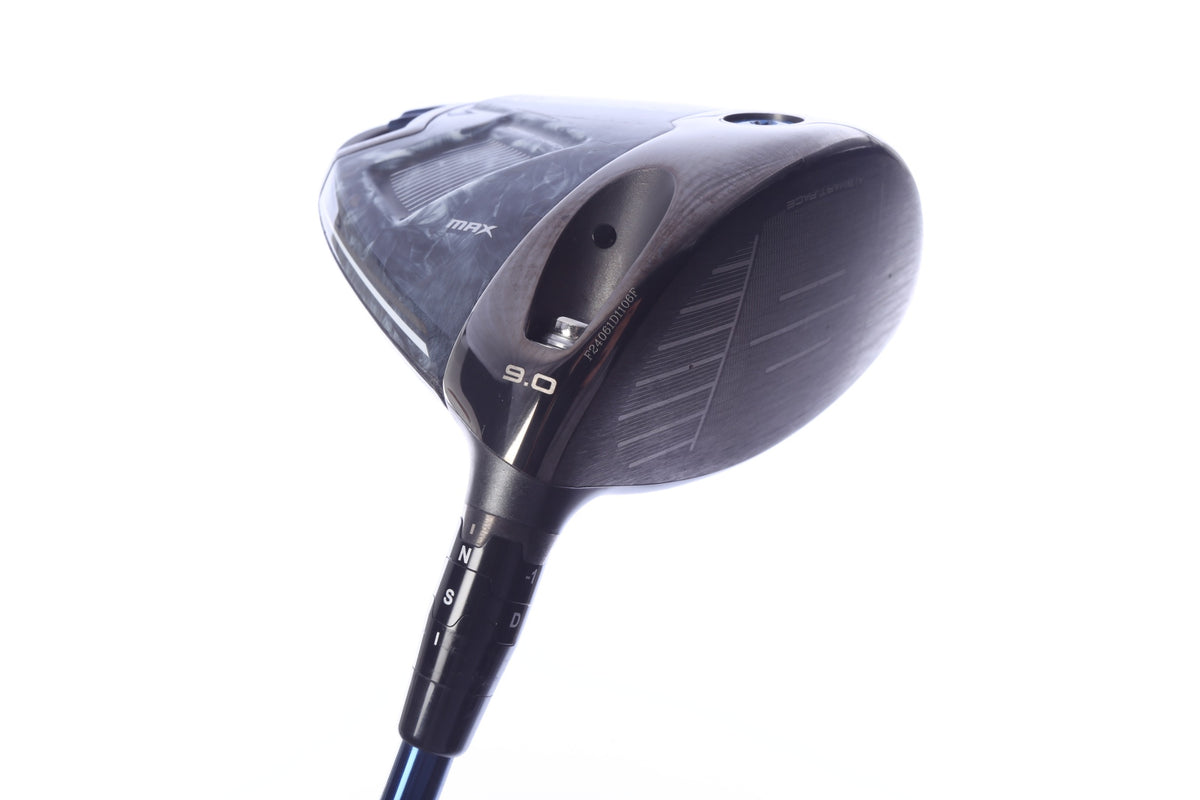 Used Callaway Paradym Ai Smoke MAX Driver - 9 Degrees - Stiff Flex Mitsubishi Diamana Kai'li Blue - Right-Handed