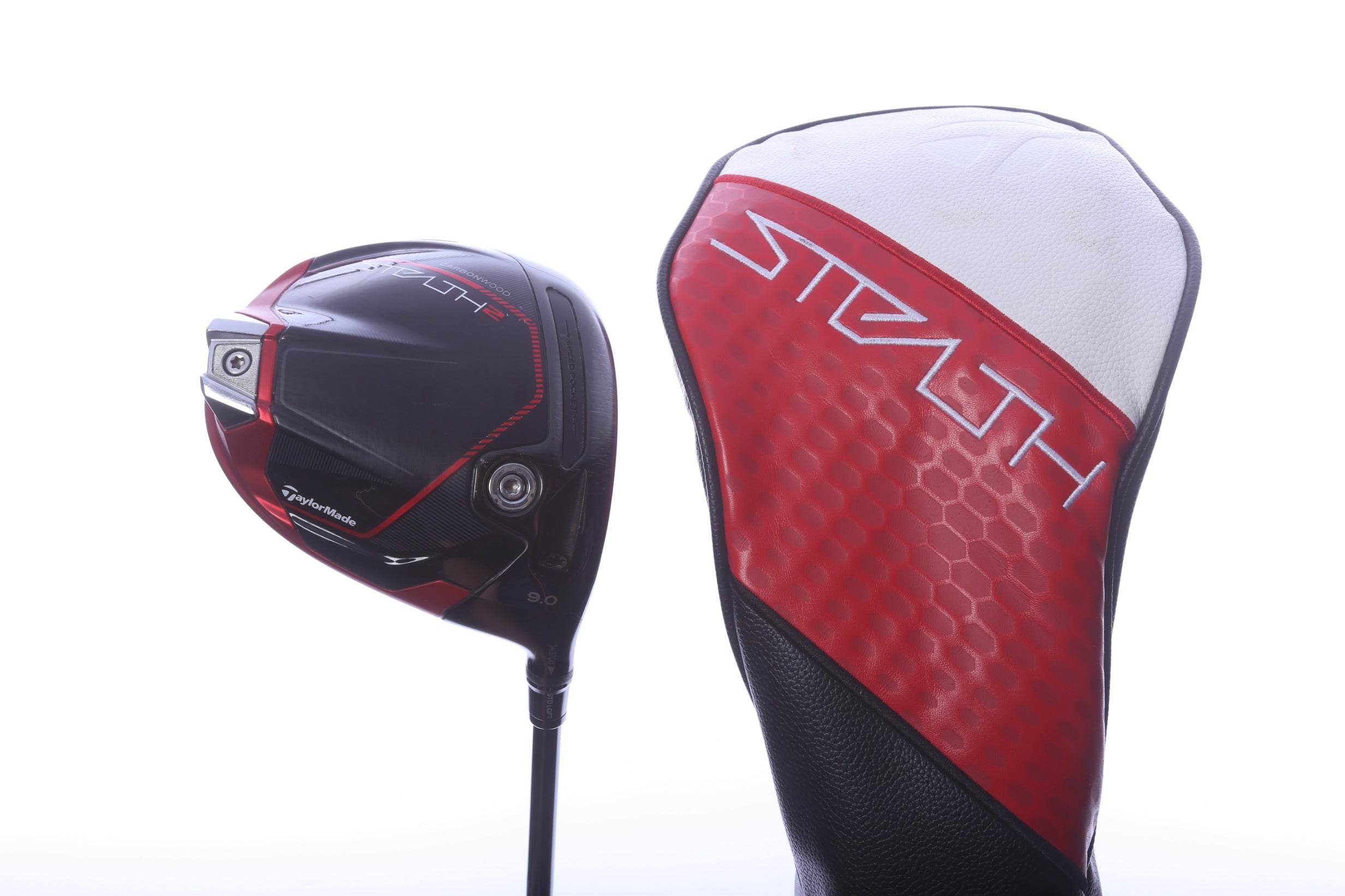 Used TaylorMade STEALTH 2 Driver - 9 Degrees - Stiff Flex Mitsubishi Kai'li Red - Right-Handed