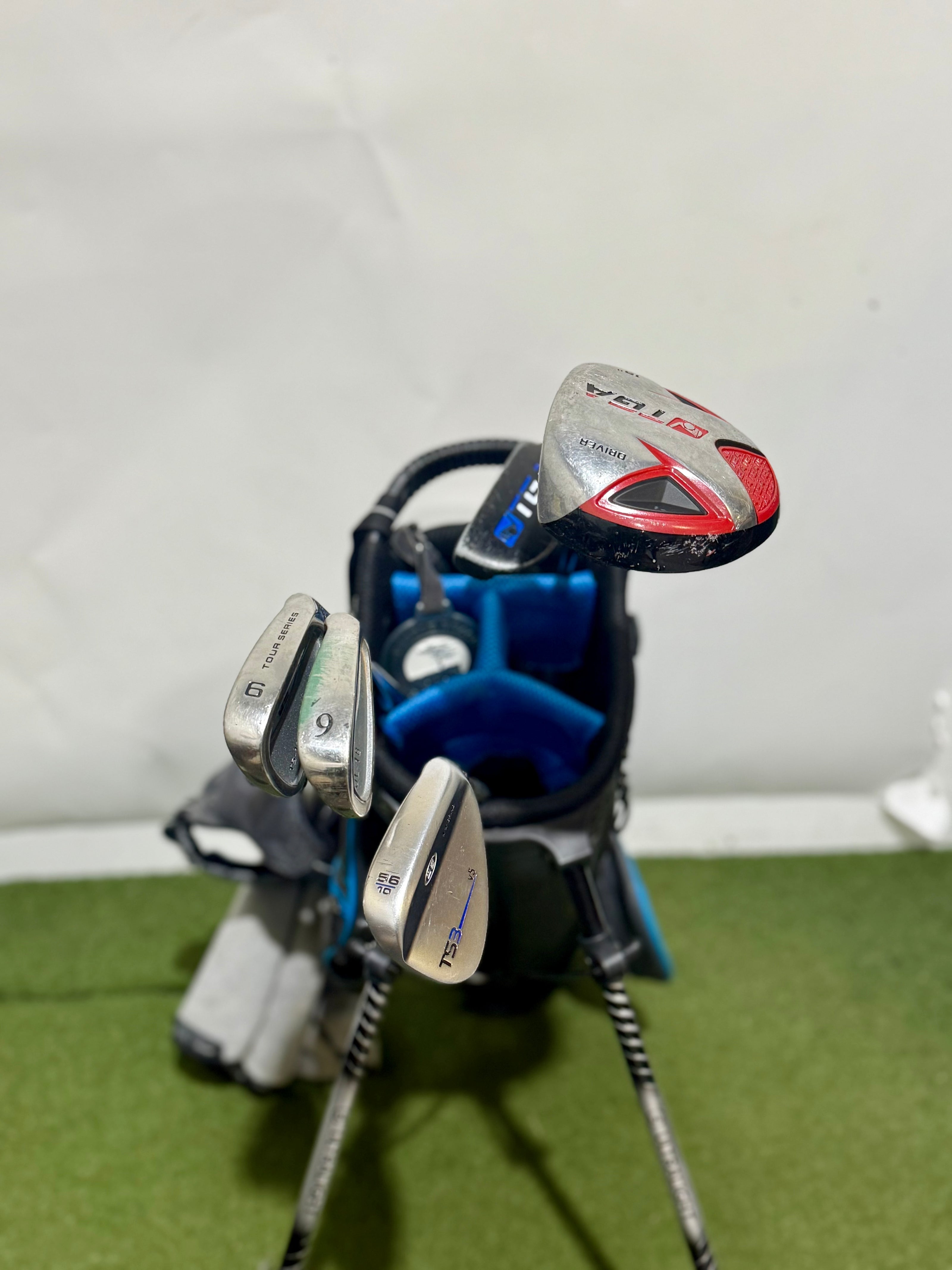 Wholesale Lot of 2 Kids Sets - Right-Handed - U.S Kids Golf, Cobra and TGA-Next Round