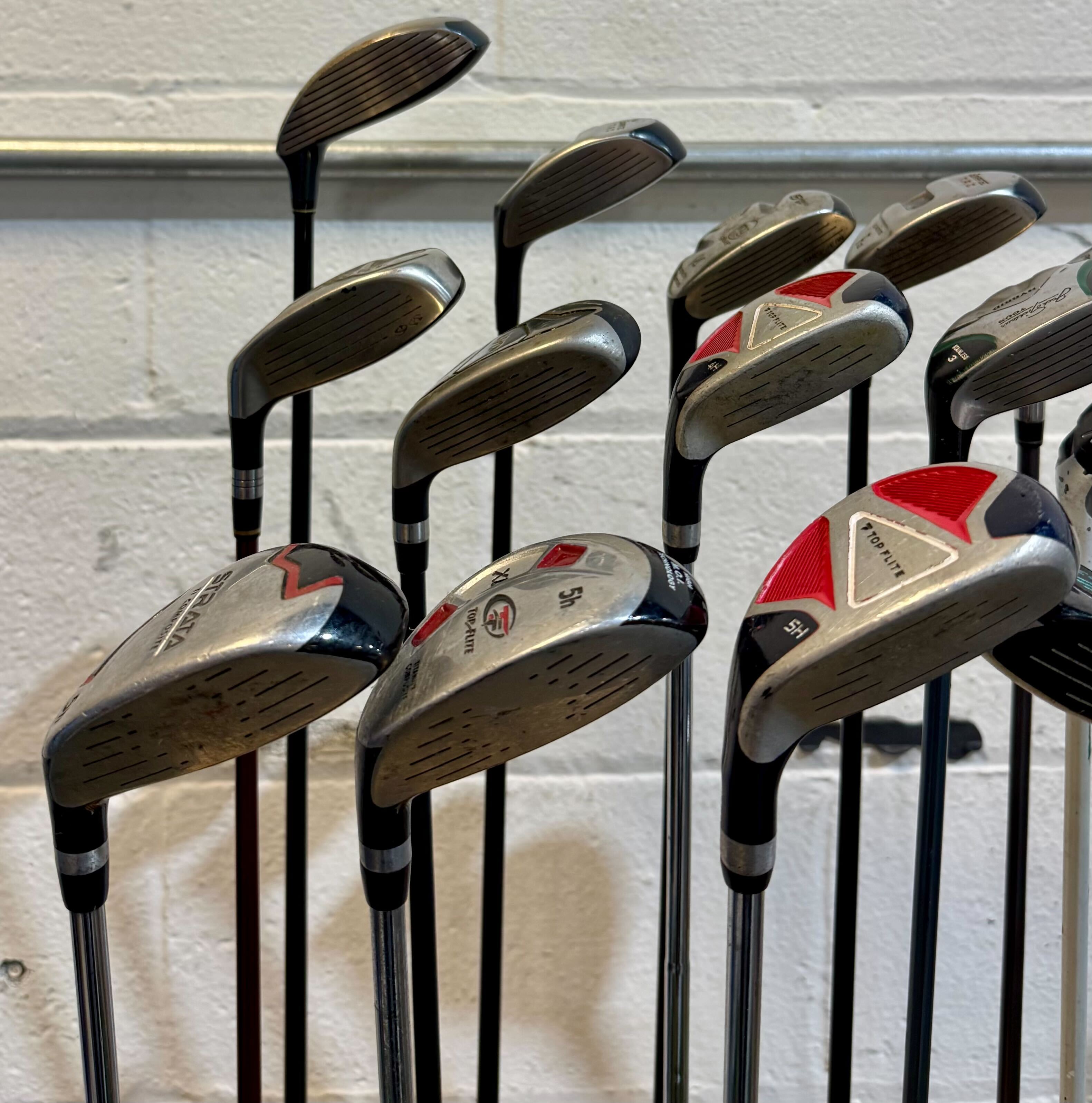 Wholesale Lot of 40 Golf Clubs - Assorted Hybrids - RH/LH - Mixed Flexes-Next Round