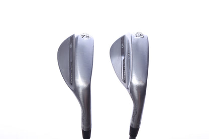 Used Titleist Vokey SM10 Tour Chrome Wedge Set - Right-Handed - 50*, 54* - Extra Stiff Flex-Next Round