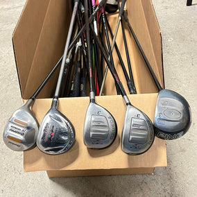 Wholesale Lot of 30 Assorted Fairway Woods. Ping, Cleveland, etc-Next Round