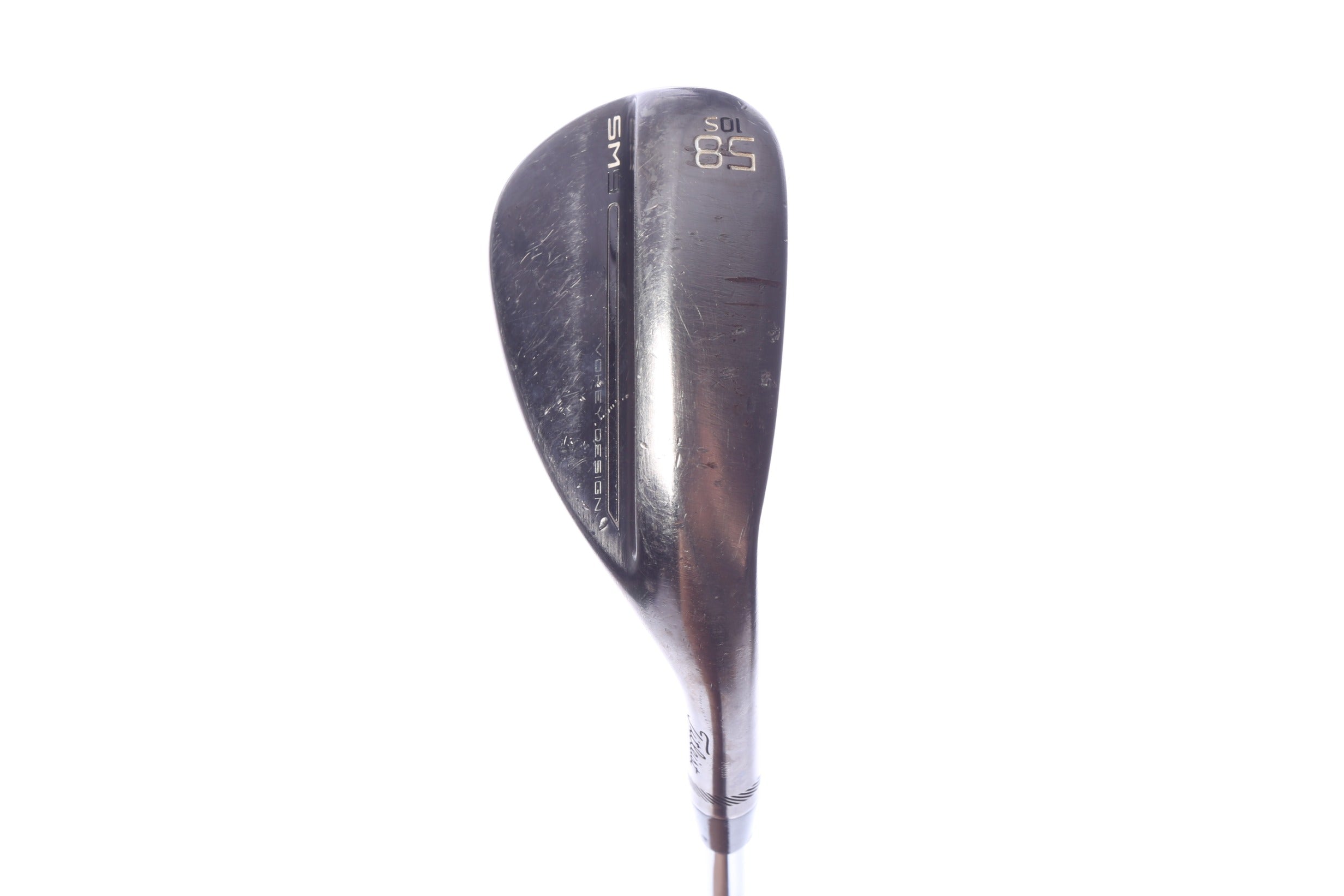 Used Titleist Vokey SM9 Brushed Steel Lob Wedge - Right-Handed - 58 Degrees - Wedge Flex