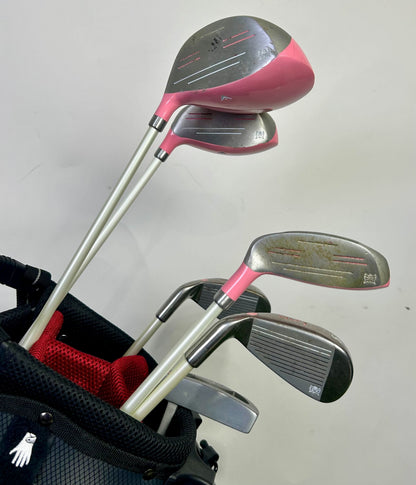 U.S Kids Golf Bag - Includes Right-Handed Kids Lynx Women's Golf Set-Next Round