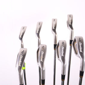 Used Cleveland TA5 Gunmetal Iron Set - Right-Handed - 3-PW - Regular Flex-Next Round