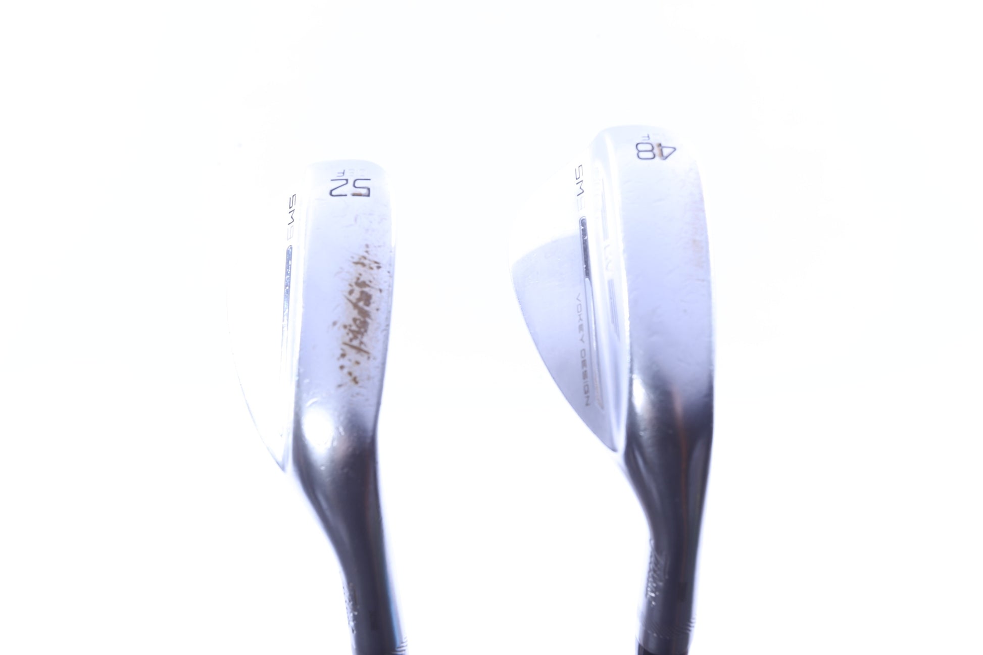 Used Titleist Vokey SM9 Tour Chrome Wedge Set - Right-Handed - 48*, 52* - Wedge Flex-Next Round
