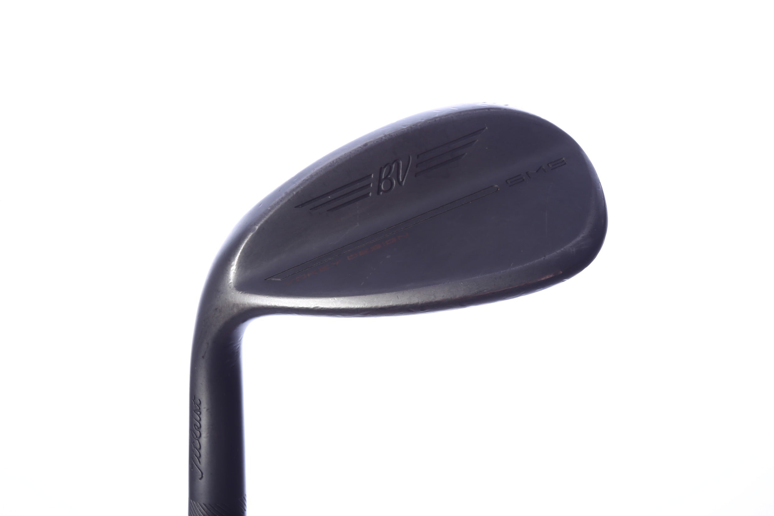 Used Titleist Vokey SM9 Jet Black Sand Wedge - Left-Handed - 54 Degrees - Regular Plus Flex