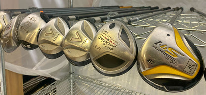 Wholesale Lot of 30 Golf Clubs - Fairway Woods - Assorted Flex-Next Round