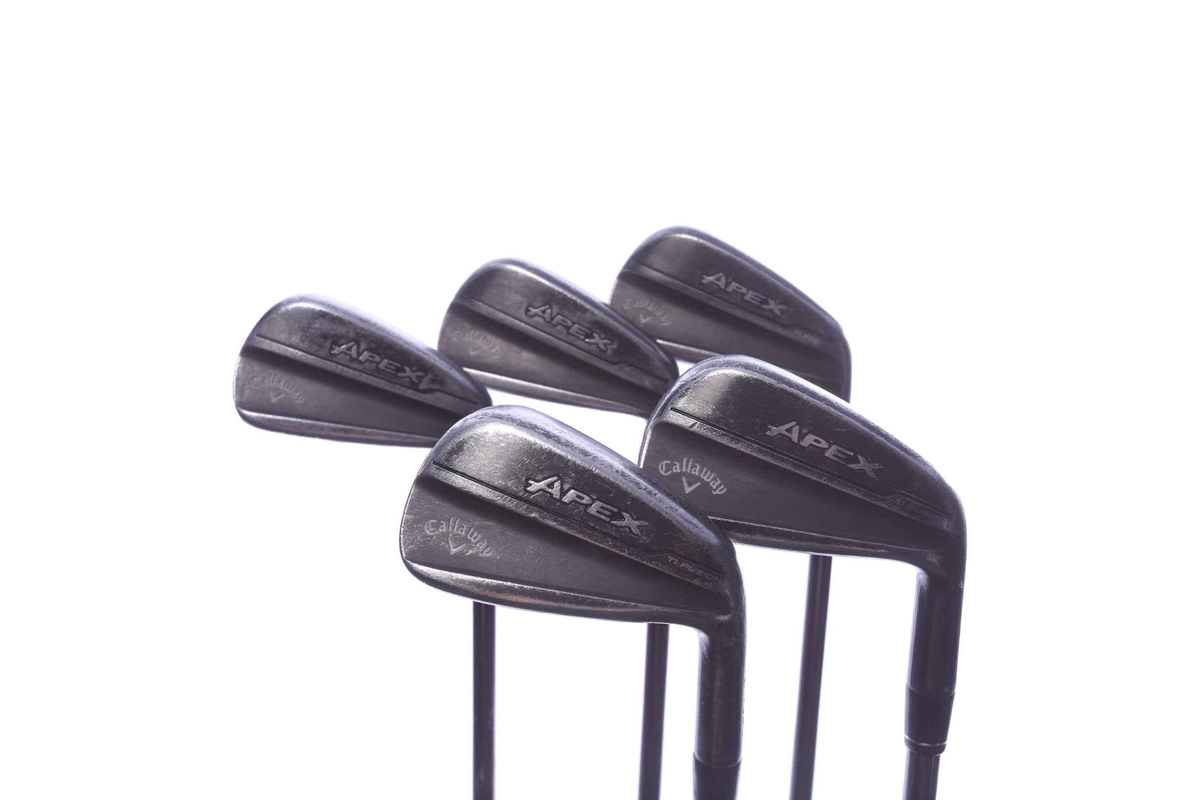 Used Callaway Apex Ti Fusion Plated Iron Set - Right-Handed - 5-9 - Regular Flex